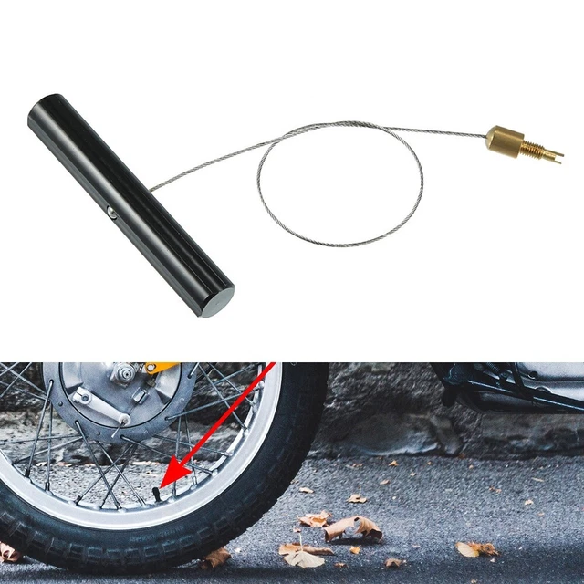 Installation facile de la tige de vanne de pneu avec outil de pêche durable et