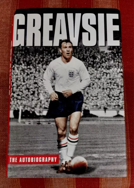 Signed Jimmy Greaves Autobiography Book Greavsie 1st Edition Tottenham England