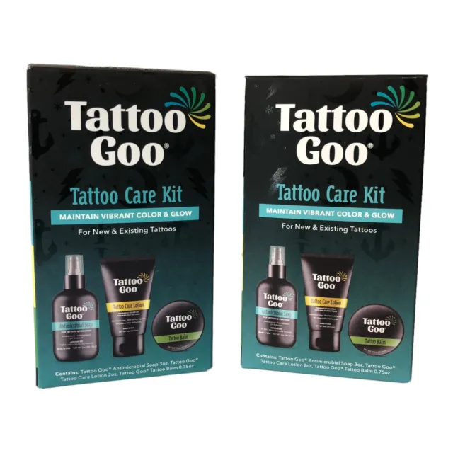 Tattoo Goo Care Kit Soap Lotion Balm Lot of 2