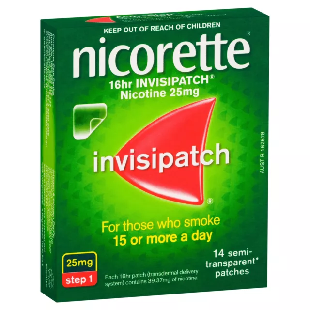 Nicorette InvisiPatch 25mg 14 Patches