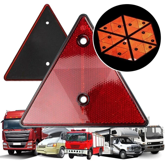 Tape Safety Reflector Car Reflective Strips Triangular Reflectors Screw Fit
