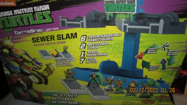 Battlesnap Teenage Mutant Ninja Turtles Sewer Slam Deluxe Battle Game New Tmnt