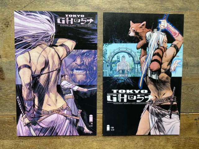 Tokyo Ghost #4 & 10 (2015) Image Comics Rick Remender! Sean Murphy Art!
