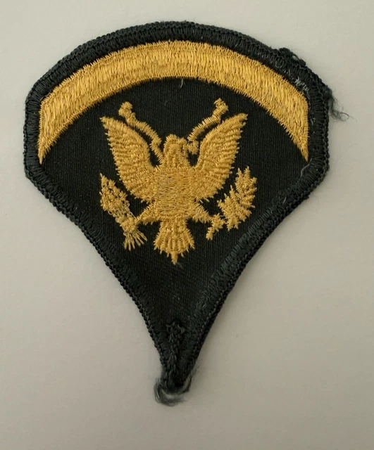 US ARMY SPECIALIST (Spec5) Rank Insignia Patch 1955 to 1985 £4.54 ...