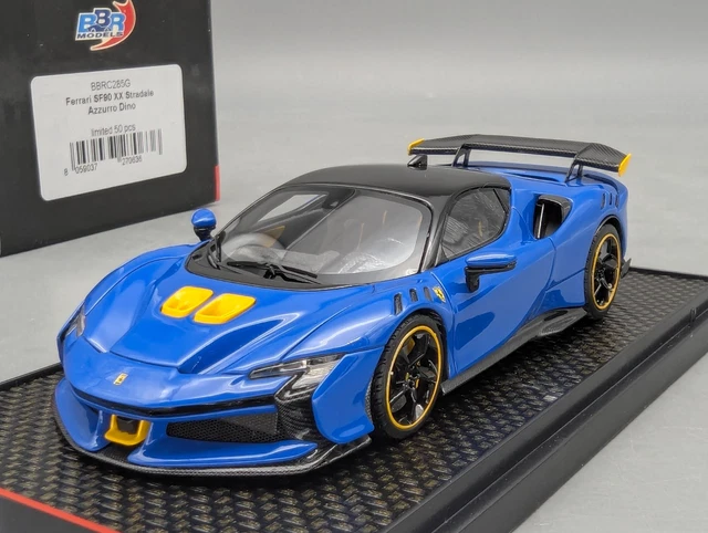Ferrari SF90 XX Stradale 2024 Tour de France Blue 1/43 BBR Models BBRC285H
