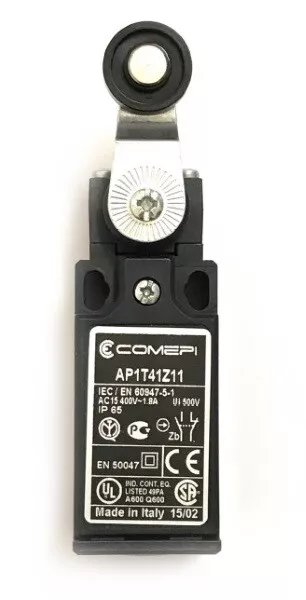 COMEPI Finecorsa-A leva con rotella in nylon Ø18, corpo 30mm. | AP1T41Z11