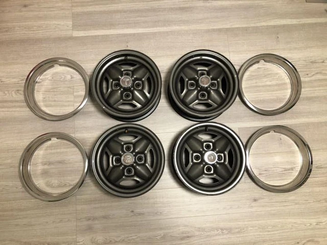 JDM GENUINE TOYOTA GT wheels with stainless steel ring 4wheels No Tires ...