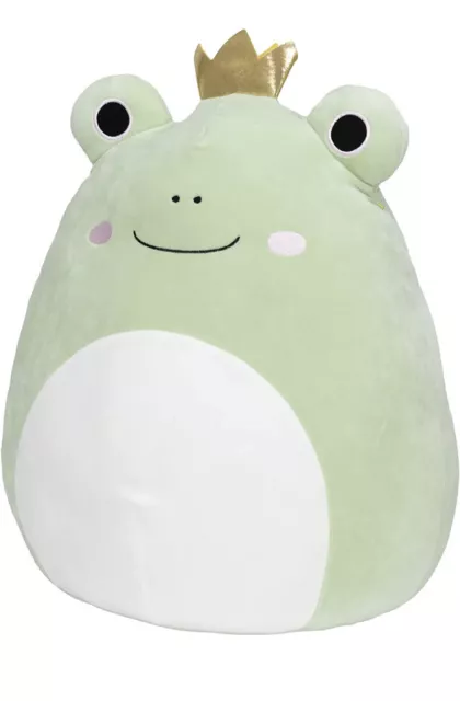 (NEW) Squishmallow Baratelli The Frog Prince 16-Inch Kellytoy Soft Plush NWT 2