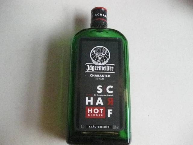 JAGERMEISTER SCHARF HOT Germany Only 70Cl Bottle Craft/Repurpose ...