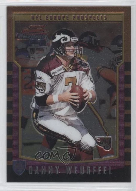 2000 Bowman Chrome NFL Europe Prospects Danny Weurffel #146 Rookie RC