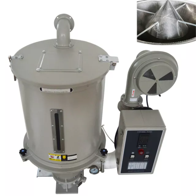 50kg Hopper Type Plastic Dryer 220V4.5kw Elbow Heating Tube Plastics Dry Machine