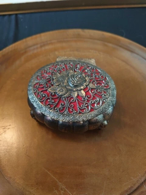 Boîte à Bijoux Secrète – Intérieur Velours Rouge, Fermeture à Clé (occasion)
