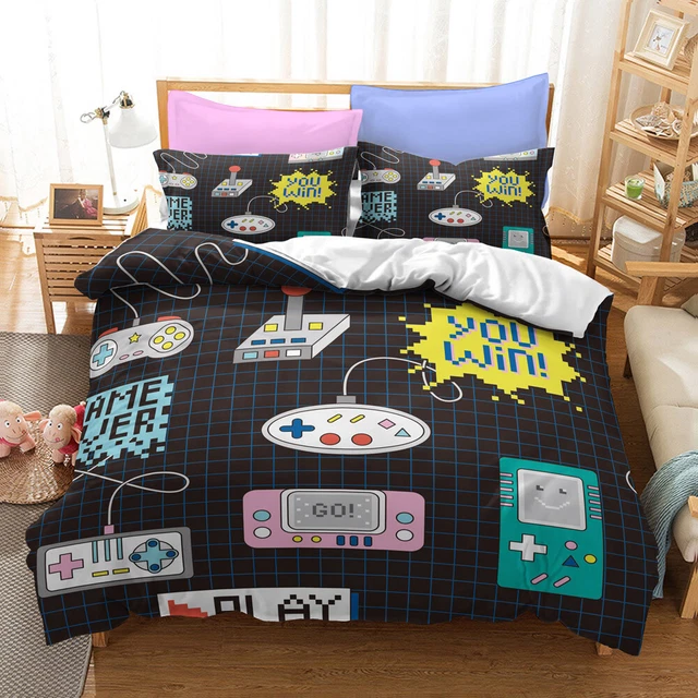 CARTOON GAME CONTROLLER Duvet/Quilt/Doona Cover Single/Double/Queen