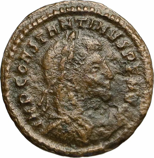 CONSTANTINE I the GREAT 314AD Authentic Ancient RARE Roman Coin MARS i84747 2