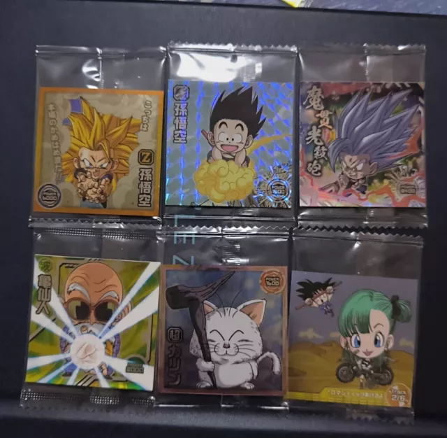 Dragon Ball Super Warrior Seal Wafer Seal  Sticker Set #11