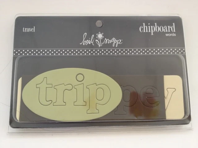 Heidi Swapp Chipboard Palabras Escape Viaje Viaje Embellecimiento
