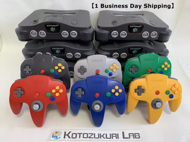 Consola Nintendo 64 Negra + Controlador + Accesorio Región Libre Usada Probada