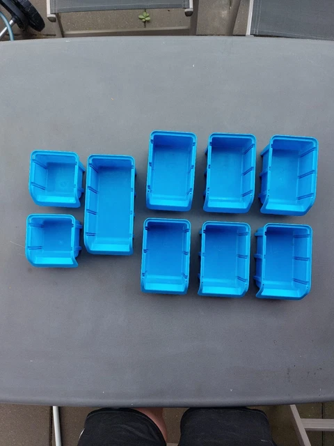 Hünersdorff Stapelboxen Größe 1 & 2 & 2 / L Blau