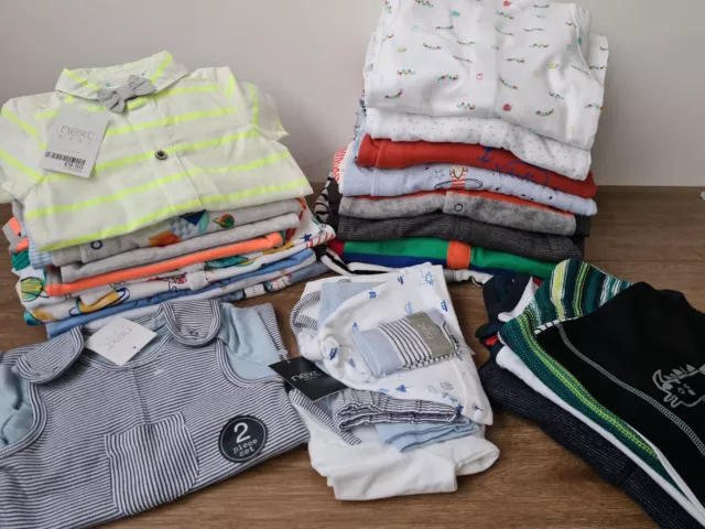 Nuovissimo pacchetto vestiti bambini Next 0-3 3-6 6-9 9-12 tute da pigiama ragazze ragazzi