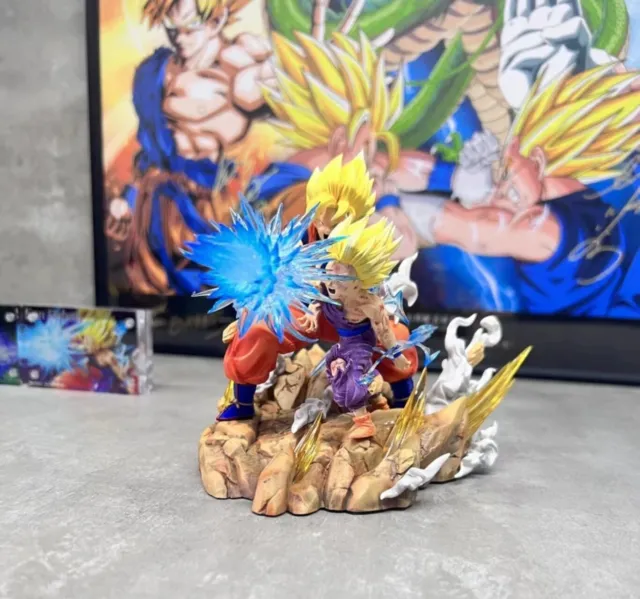 SKY TOP STUDIO Dragonball DBZ WCF Goku Gohan Resin Painted LED Figurine  Statue $260.99 - PicClick