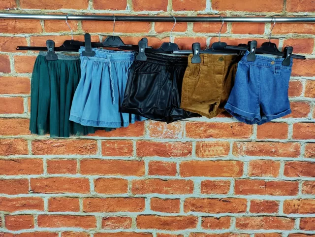 Baby Girl Bundle Age 12-18 Month Next Zara Shorts Skirt Cord Denim Pleather 86Cm