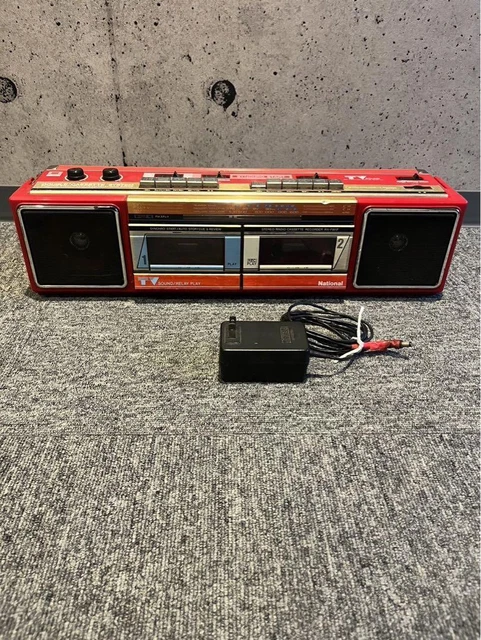 ナショナル ラジカセ National RX-F20 ラジオAM/FM 可動品