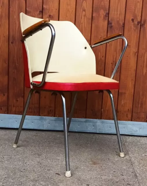 Sessel Vintage Easy Chair Armlehnstuhl 50s Stahlrohr Danish Lehnstuhl 50er Stuhl