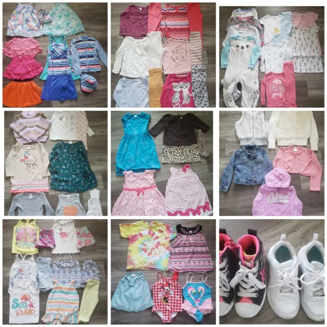 Huge Clothes Bundle Girls 5T From Gymboree, Oshkosh, Carters and More