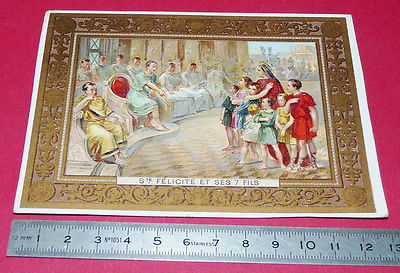 RARE CHROMO 1890-1900 ECOLE BON-POINT LA VOITURE DE BOUVIERS 