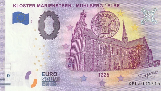 Billet touristique 0 euro Kloster Marienstern   Réf: 1033 de 2019