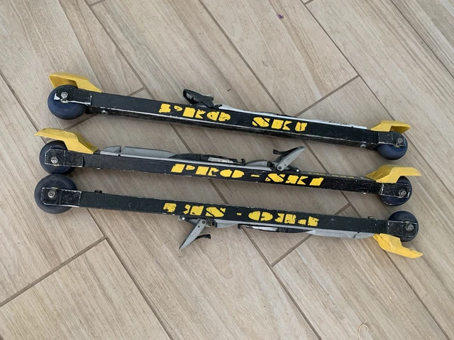 Pro Ski Wheeled Cross Country Roller Skis + Fischer Pilot SNS Skate Binding