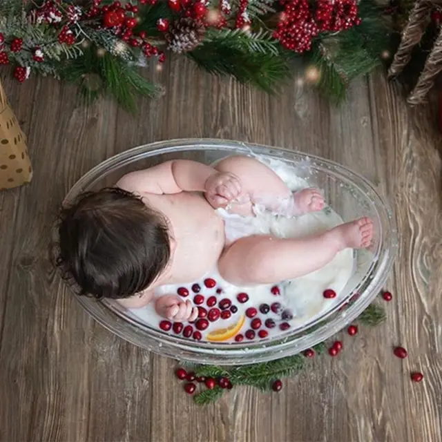Newborn Photography Props Cute Bath Tub Infant Baby Photo