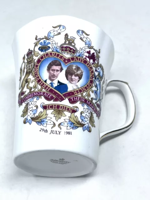 Commemorative Wedding Bone China England Cup Prince Charles & Lady Diana Spencer