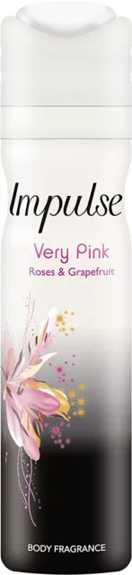 Impulse Very Pink Body Spray 75 ml - Pack of 6