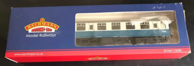 Bachmann 39-050E Boxed BR Mk1 SO Second Open Coach Blue & Grey OO Gauge