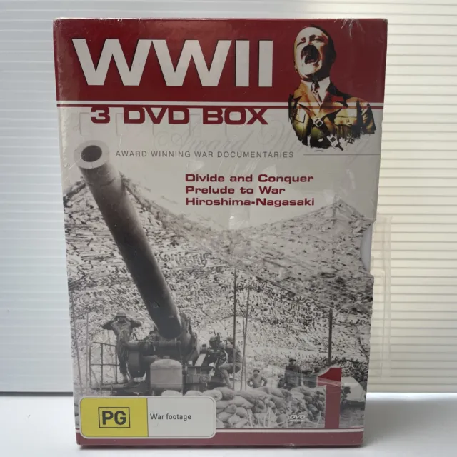 WWII / World War 2 - 3 DVD BOX SET - Award Winning Documentaries - Rare- New