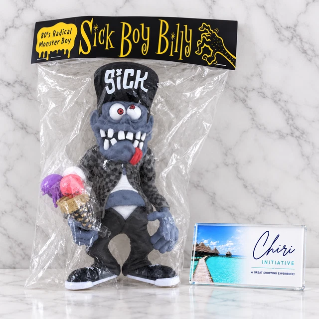 HEADLOCKSTUDIO SICK BOY Billy Soft Vinyl Figure Little Chop Design HEADLOCKSTUDIO SICK BOY Billy Soft Vinyl Figure Little Chop Design