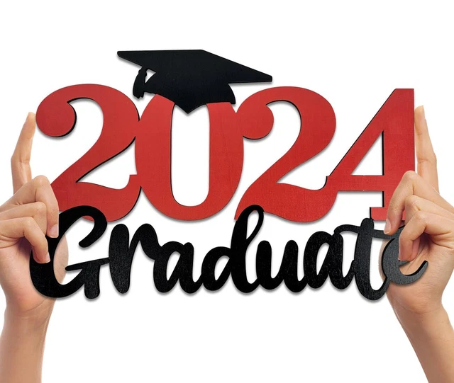 2025 GRADUATION DECORATIONS Wood Sign 2025 Graduate Photo Booth Props