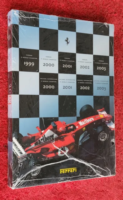 2003 Ferrari Yearbook Annual F1 Road Gt Cars English Sealed New