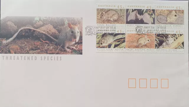 1992 Australian Threatened Species FDC