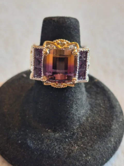 MICHAEL VALITUTTI Gems en Vogue  Ametrine & Amethyst Sterling Ring