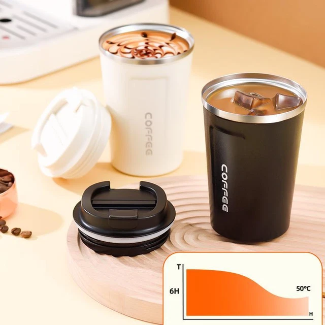 Stainless Steel Coffee Cup Thermos Mug Leak-proof Thermos Travel Thermal