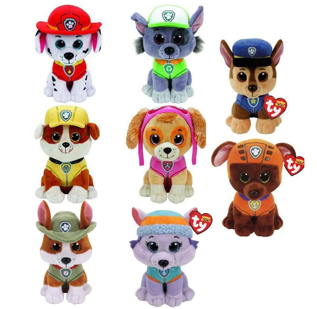 PELUCHE TY BEANIE Boos Paw Patrol Juguete Suave Skye Marshall