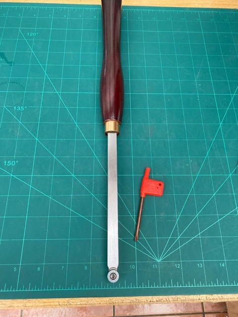 High Quality  Wood Turning Chisel With  Wooden Handle and Round Carbide Insert