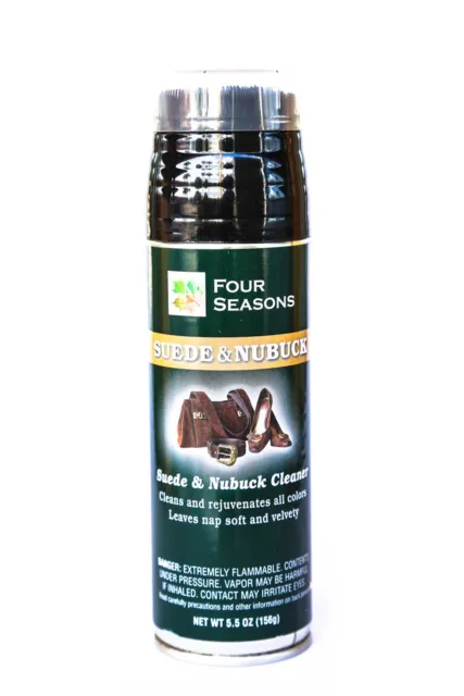 Four Seasons Suede & Nubuck Cleaner Restorer Conditioner 5.5 oz Can