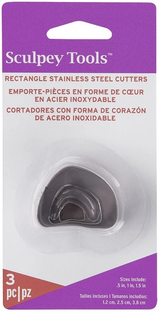Juego de cortador Premo 3/paquete rectángulo irregular -AMM1014