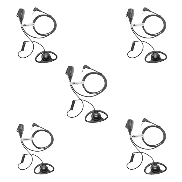 5 X GARMIN Radio 1 Pin 2.5mm D Type PTT Mic Earpiece RINO110 RINO120 RINO130