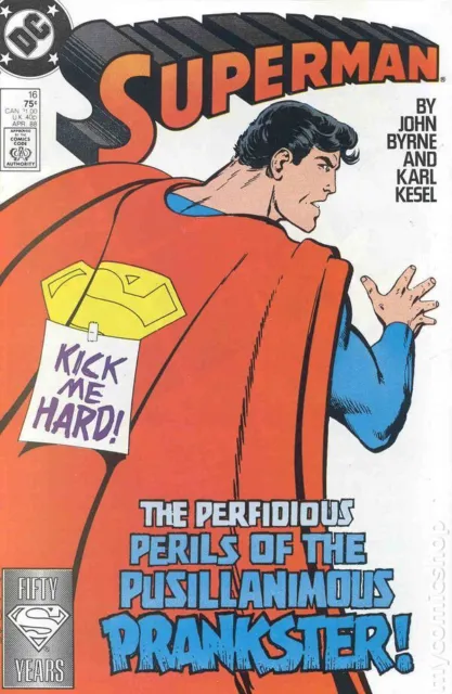 Superman #16 FN+ 6.5 1988 Stock Image