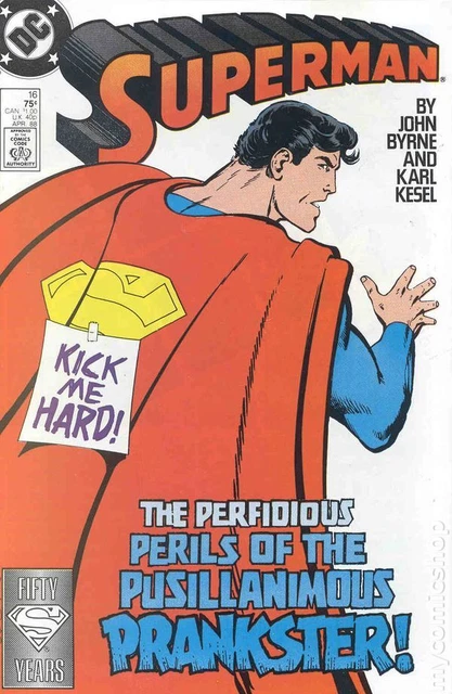 Superman #16 FN+ 6.5 1988 Stock Image