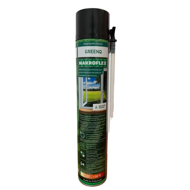 Espuma de ventana PU 750 ml espuma de construcción espuma de pozo asa interior y exterior